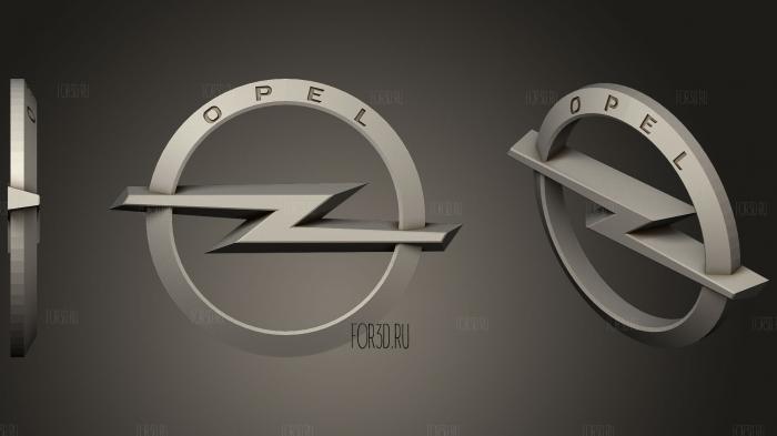 Opel Car Logo stl model for CNC